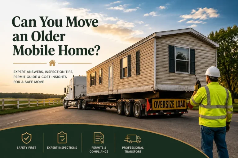 Can You Move an Older Mobile Home